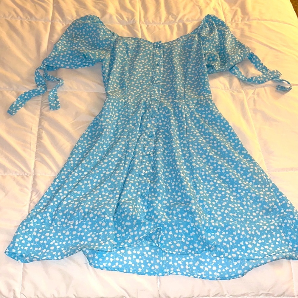 Cute blue floral dress
